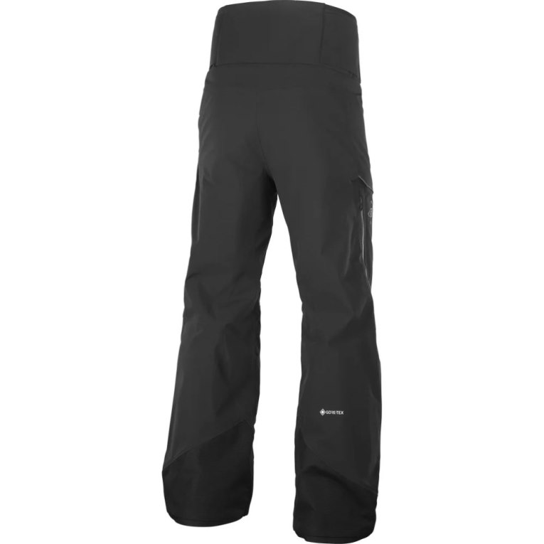 Black Salomon Gravity Gore Tex Men's Ski Pants | IE DQ2596